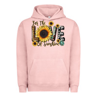 Pigment Salmon for the love of sunshine Urban Hoodie - LillyAllenDesigns