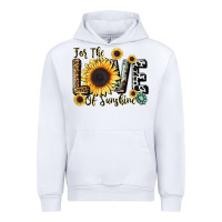 White for the love of sunshine Urban Hoodie - LillyAllenDesigns
