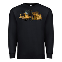 Black Wheel Tractor Scraper Premium Sweatshirt - LillyAllenDesigns