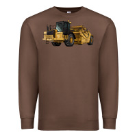 Chestnut Wheel Tractor Scraper Premium Sweatshirt - LillyAllenDesigns