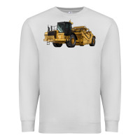Dove Grey Wheel Tractor Scraper Premium Sweatshirt - LillyAllenDesigns