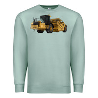Seafoam Wheel Tractor Scraper Premium Sweatshirt - LillyAllenDesigns