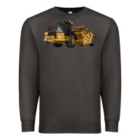 Smoke Wheel Tractor Scraper Premium Sweatshirt - LillyAllenDesigns