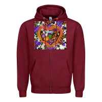 Halloween Heart Zipper Hoodie | Teevron
