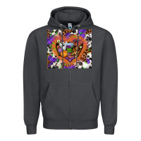 Smoke halloween heart Zipper Hoodie - AdoDesignShop