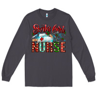 Smoke santa is favorite nurse Long Sleeve Tee - CowhideDigitalArt