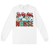 White santa is favorite nurse Long Sleeve Tee - CowhideDigitalArt