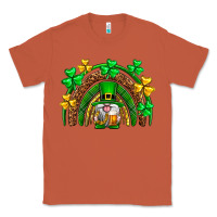 Copper St. Patrick's Day gnome rainbow Classic Tee - Neo Western