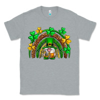 Heather Grey St. Patrick's Day gnome rainbow Classic Tee - Neo Western