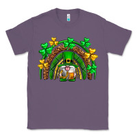 Lavender St. Patrick's Day gnome rainbow Classic Tee - Neo Western