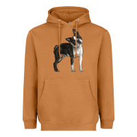 Meerkat Boston Terrier Heavyweight Hoodie - LillyAllenDesigns