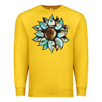 Lemon sunflower Premium Sweatshirt - BarkalooDesign