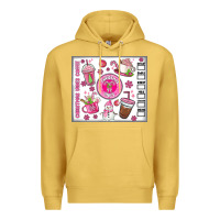 Antique Gold christmas vibes coffee Premium Hoodie - MaliasSmallBusiness