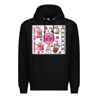 Black christmas vibes coffee Premium Hoodie - MaliasSmallBusiness