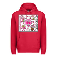 Cardinal christmas vibes coffee Premium Hoodie - MaliasSmallBusiness