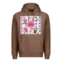 Chestnut christmas vibes coffee Premium Hoodie - MaliasSmallBusiness