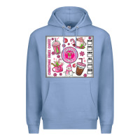 Colony Blue christmas vibes coffee Premium Hoodie - MaliasSmallBusiness
