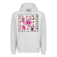 Dove Grey christmas vibes coffee Premium Hoodie - MaliasSmallBusiness