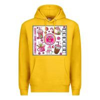 Lemon christmas vibes coffee Premium Hoodie - MaliasSmallBusiness