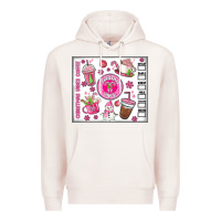 Pale Pink christmas vibes coffee Premium Hoodie - MaliasSmallBusiness