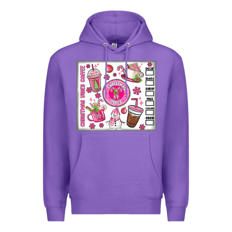 Christmas Vibes Coffee Premium Hoodie by MaliasSmallBusiness | Teevron