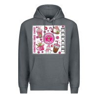 Rock christmas vibes coffee Premium Hoodie - MaliasSmallBusiness