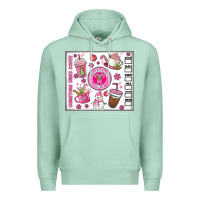 Seafoam christmas vibes coffee Premium Hoodie - MaliasSmallBusiness