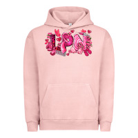 Pigment Salmon lpn breast cancer certified nursing assistant Urban Hoodie - LillyAllenDesigns