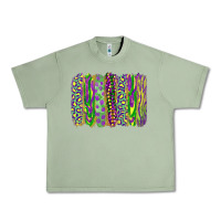 Oil Green mardi gras brush stroke Urban Heavy Tee - RanaPortraitStore