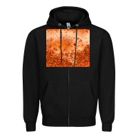 Black orange glitter tumbler Zipper Hoodie - JahusDesignShop