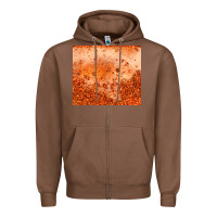 Chestnut orange glitter tumbler Zipper Hoodie - JahusDesignShop