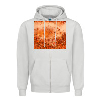 Dove Grey orange glitter tumbler Zipper Hoodie - JahusDesignShop