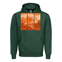 Sports Green orange glitter tumbler Zipper Hoodie - JahusDesignShop