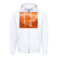 White orange glitter tumbler Zipper Hoodie - JahusDesignShop