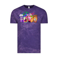 Cloud Purple hippie coffee cups Vintage Tee - Zillion Design Studio