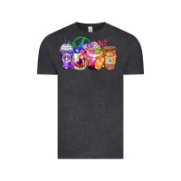 Vintage Black hippie coffee cups Vintage Tee - Zillion Design Studio