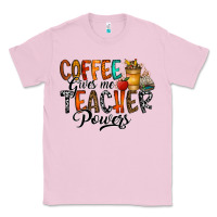 Bubblegum Pink coffee gives me teacher Classic Tee - CowhideDigitalArt