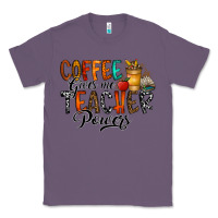 Lavender coffee gives me teacher Classic Tee - CowhideDigitalArt