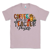 Lilac coffee gives me teacher Classic Tee - CowhideDigitalArt