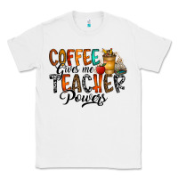 White coffee gives me teacher Classic Tee - CowhideDigitalArt