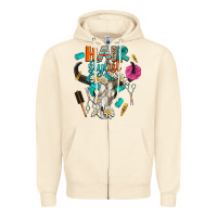 Bullskull Hairstlist Zipper Hoodie | Teevron