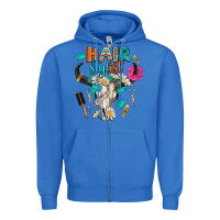 True Royal bullskull hairstlist Zipper Hoodie - AdoDesignShop