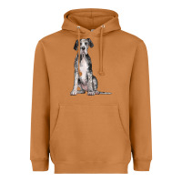 Meerkat Great Dane Dog Heavyweight Hoodie - LillyAllenDesigns