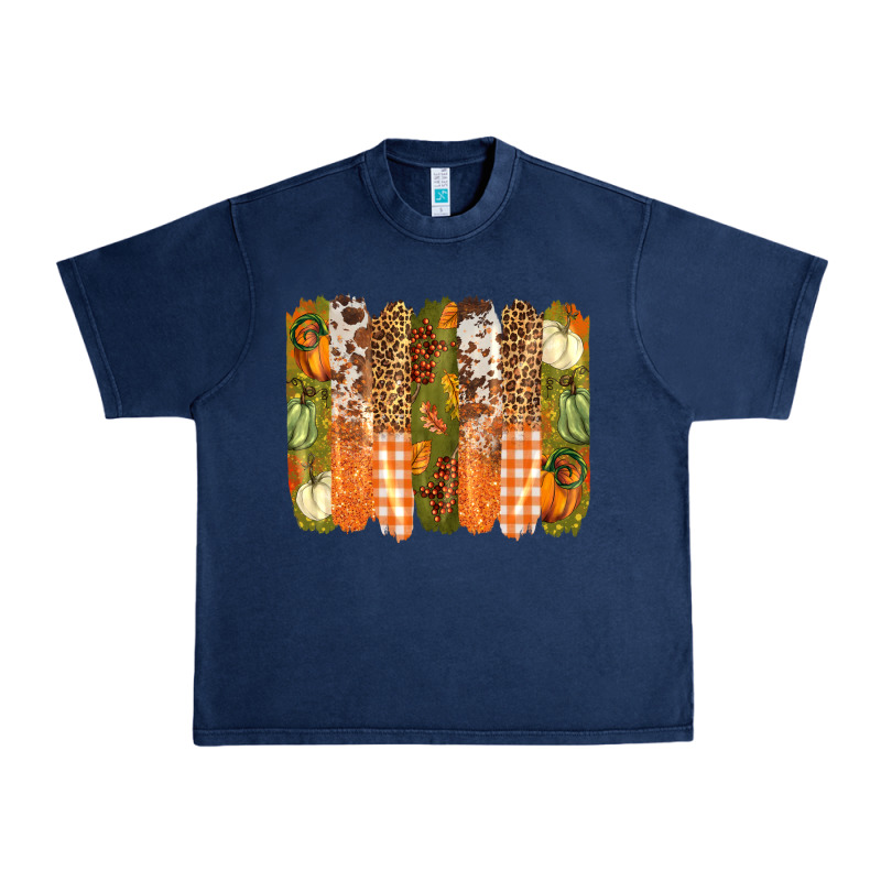 Fall Brushstrokes Urban Heavy Tee by BarkalooDesign | Teevron