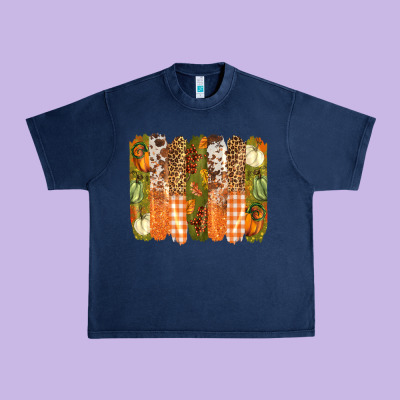 Fall Brushstrokes Urban Heavy Tee Designed By Barkaloodesign