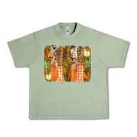 Oil Green fall brushstrokes Urban Heavy Tee - BarkalooDesign