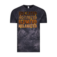 Cloud Black melanin educated motivated elevated melanated Vintage Tee - texasbilliewilder