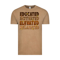 Vintage Coffee melanin educated motivated elevated melanated Vintage Tee - texasbilliewilder