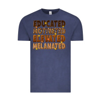 Vintage Denim melanin educated motivated elevated melanated Vintage Tee - texasbilliewilder