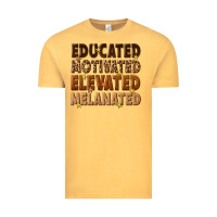 Vintage Mustard melanin educated motivated elevated melanated Vintage Tee - texasbilliewilder